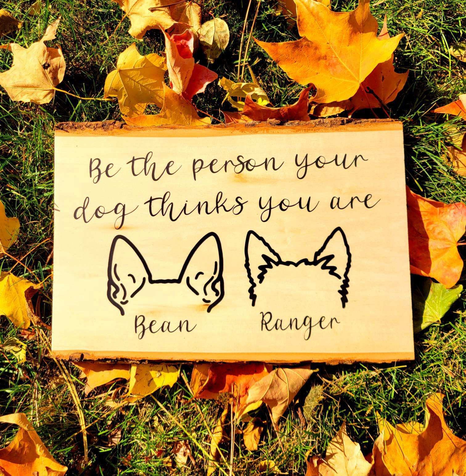 Personalized Dog Circle Doorsign - Up to 5 Dogs - Gift For Dog Lover - No Need To Knock