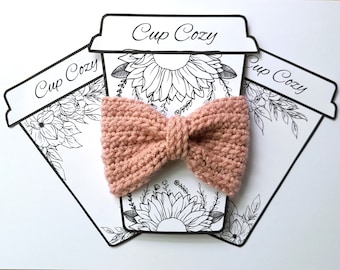 Cup Cozy Template/ Floral Design/Printable/PDF Download
