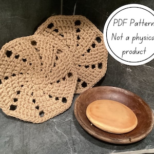 crochet washcloth pdf pattern