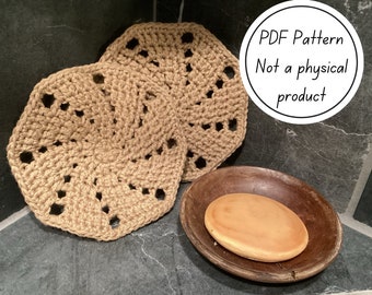 crochet washcloth pdf pattern