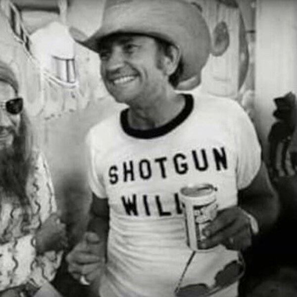 T-shirt Shotgun Willie Porté par Willie Nelson et Waylon Jennings. Chemise country hors-la-loi, sonnerie, raglan, chanson, surnom, chemise unisexe