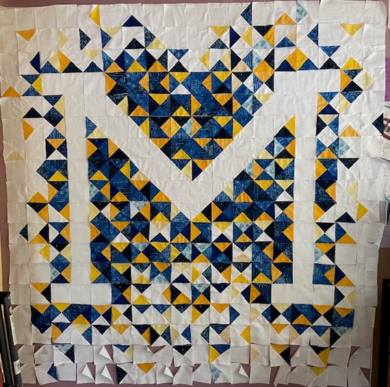 Letter M Quilt Pattern