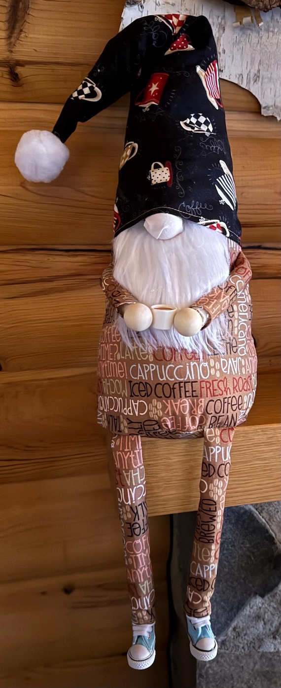 COFFEE Sitting Gnome!!                                        many others available just message me.