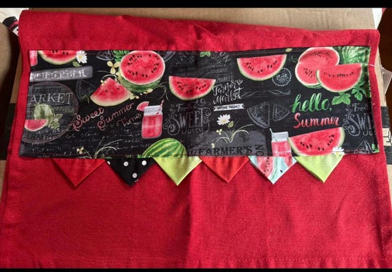Kitchen Towels set of 2.  Watermelon