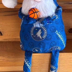 NBA Minnesota Timberwolves Sitting Gnome.      Basketball