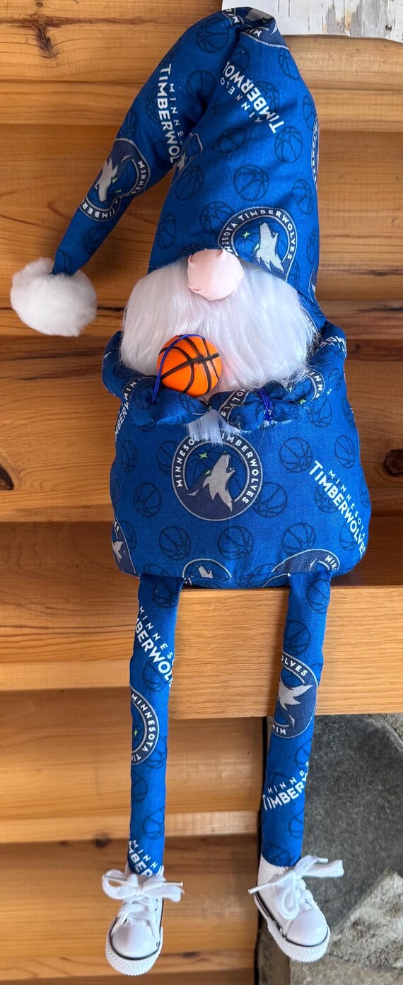 NBA Minnesota Timberwolves Sitting Gnome.      Basketball