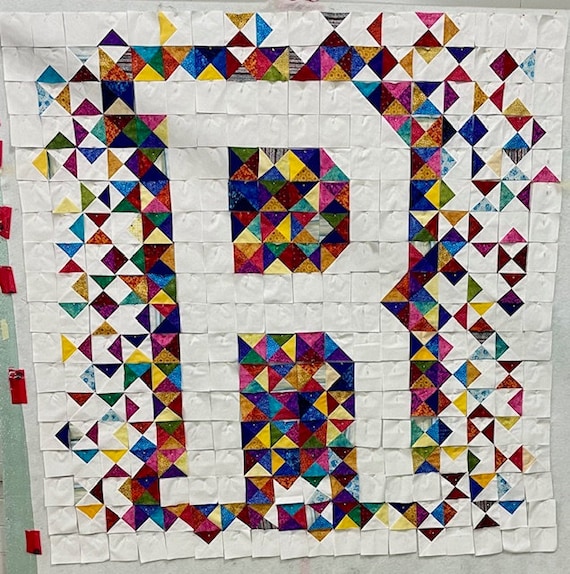 Letter R Quilt Pattern