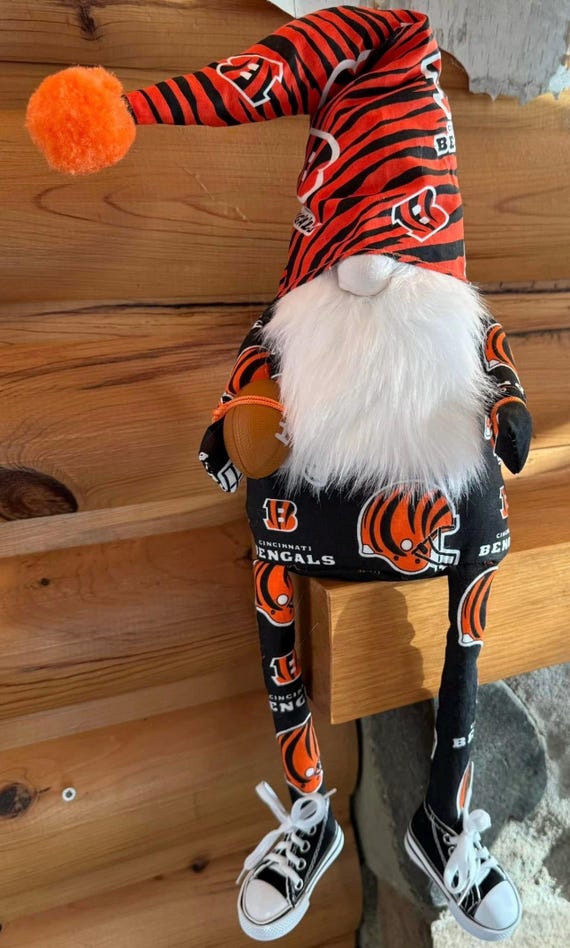 NFL Cincinnati Bengals Sitting Gnome.  many other teams available