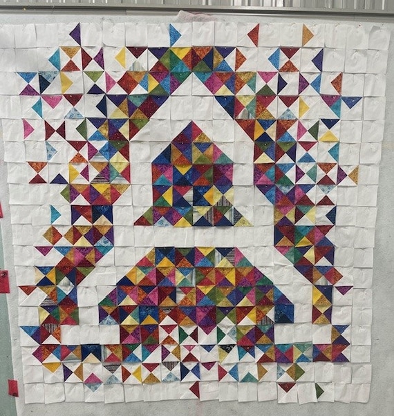 Letter A Quilt Pattern