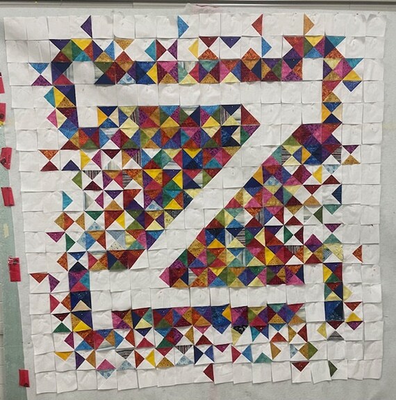 Letter Z Quilt Pattern