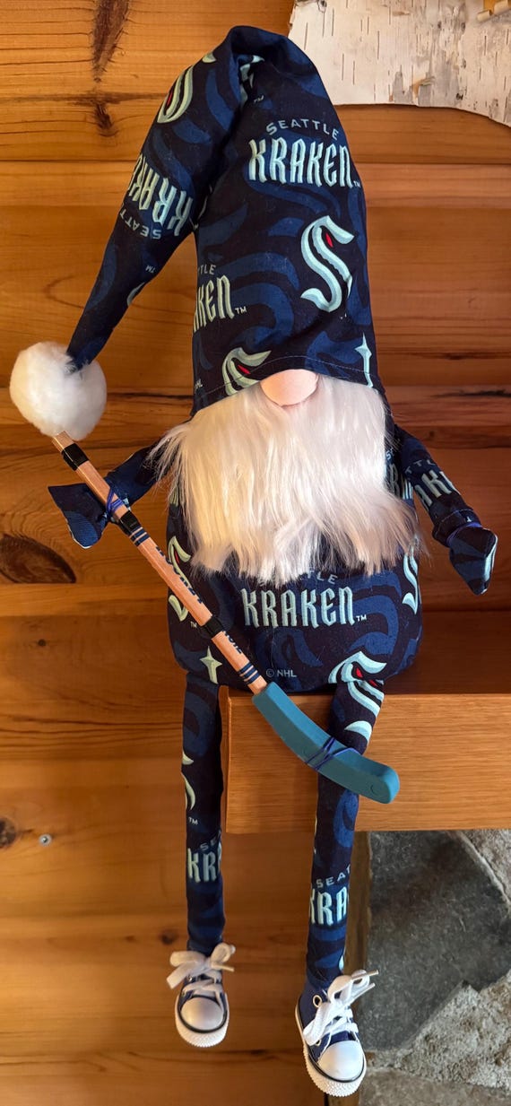 NHL Seattle Kraken Sitting Gnome