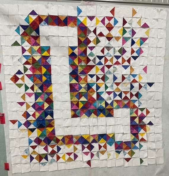 Letter L Quilt Pattern