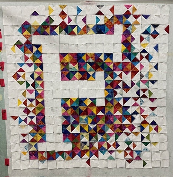 Letter F Quilt Pattern