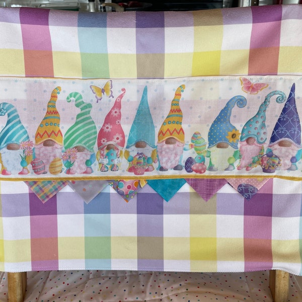 Easter Gnomes Prairie Points Kitchen Towels
