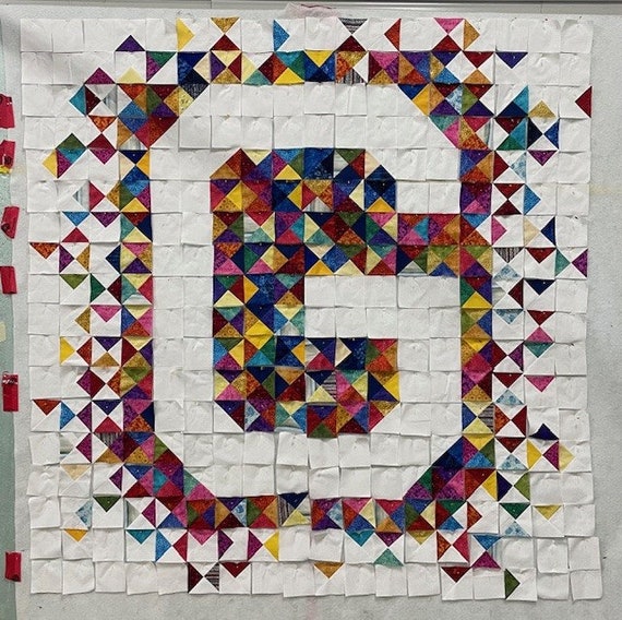 Letter G Quilt Pattern
