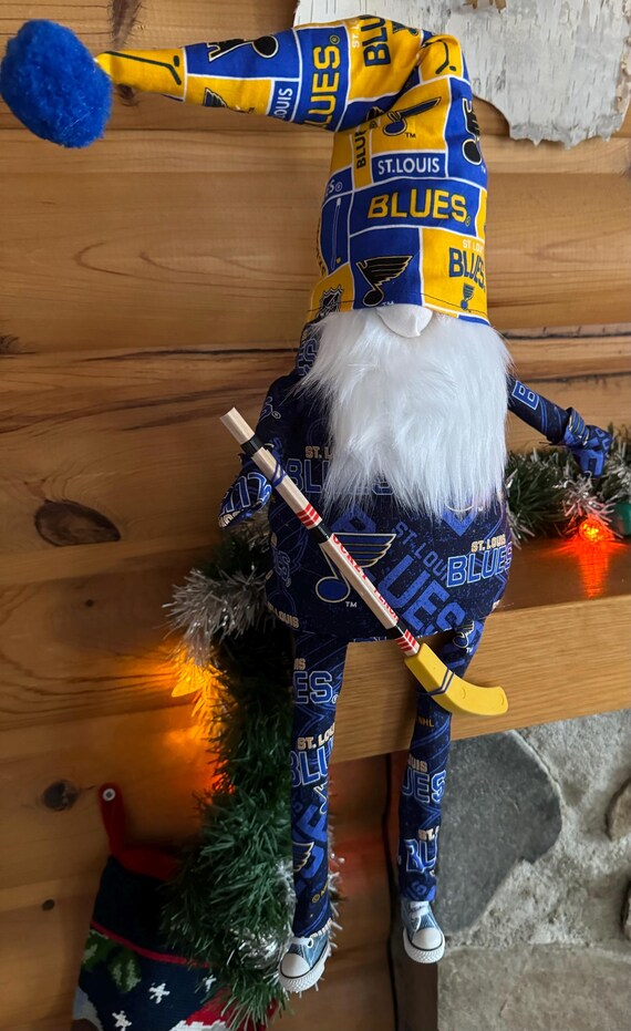 NHL Saint Louis Blues Sitting Gnome
