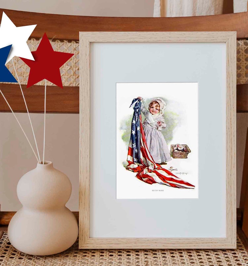 Patriotic Vintage Image Download Victorian Postcards American Etsy