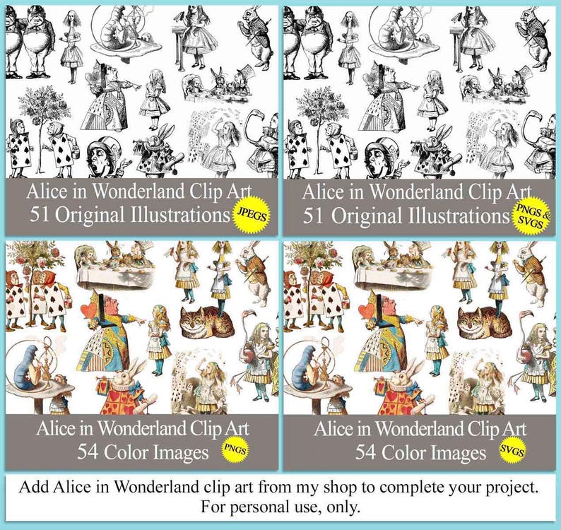 Alice Text Alice in Wonderland Font, Alice in Wonderland Alphabet Letters and ...