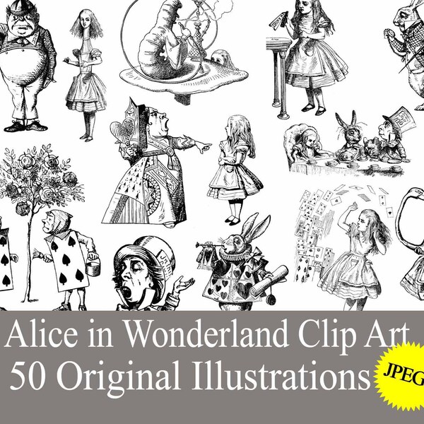 Alice in Wonderland Decal Etsy