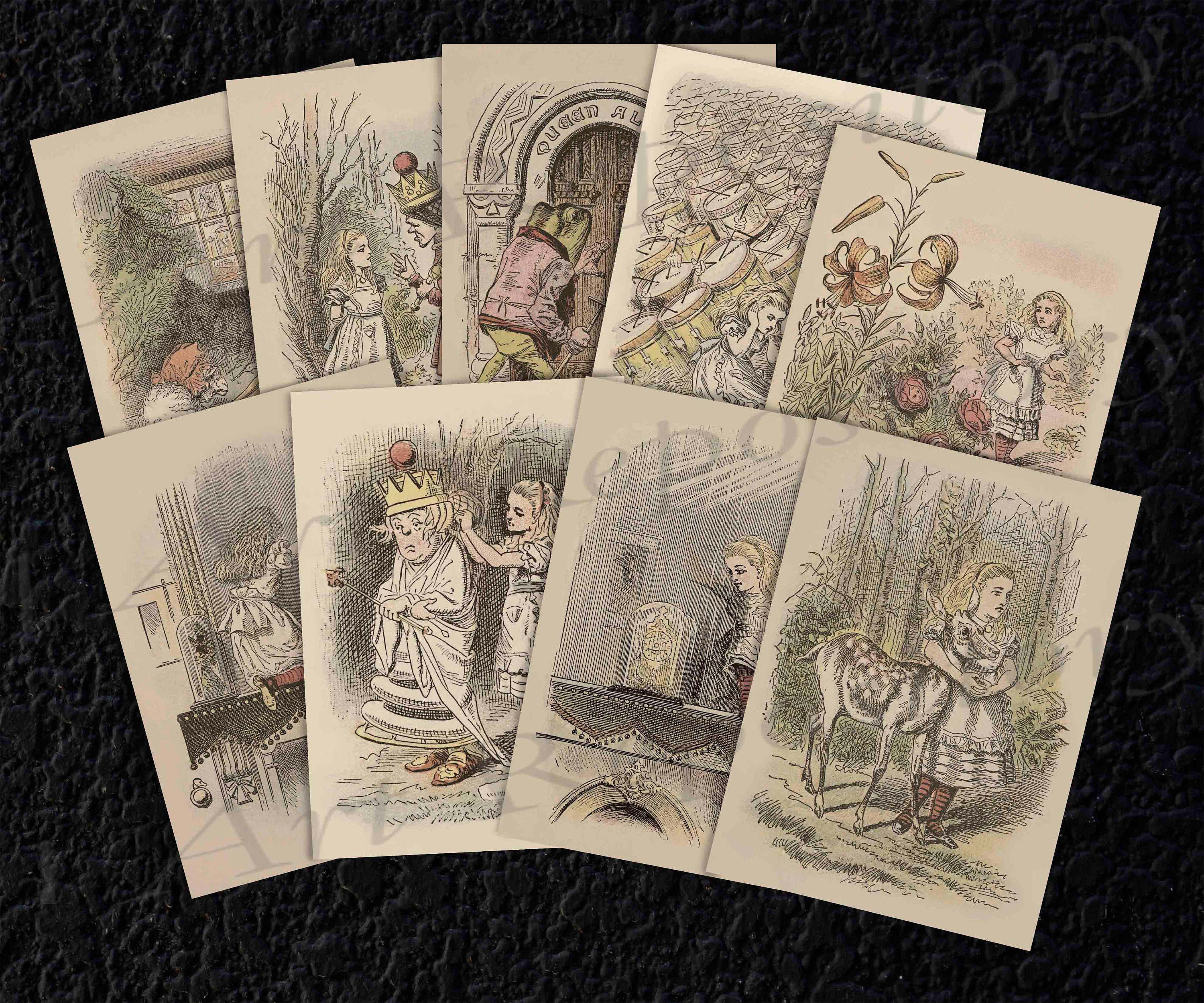 Vintage Alice in Wonderland Printable Through the Looking Glass ...