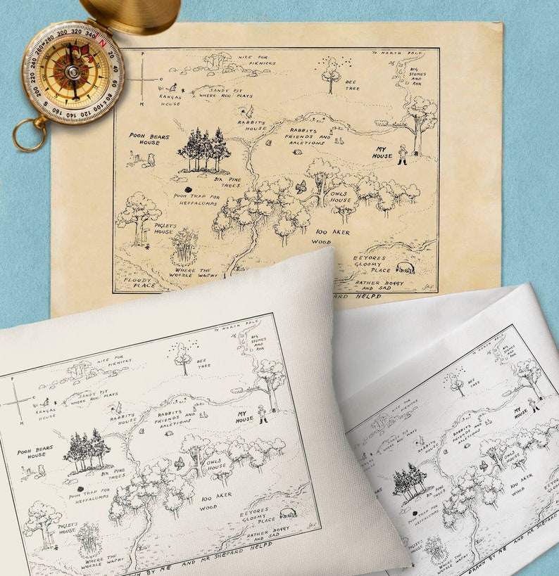 Free Printable Winnie The Pooh Map