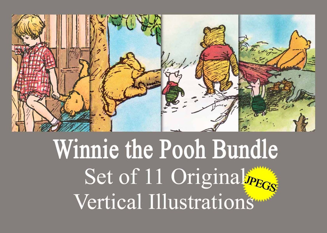 Winnie the Pooh Wall Decor Classic Pooh Printable Digital Download Wall ...