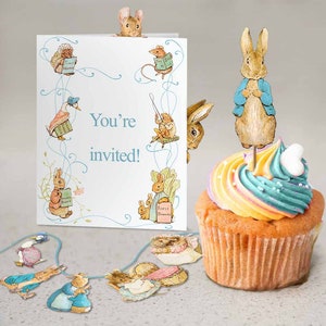 Peter Rabbit JPEG Clipart Mega Bundle for Baby Shower, Birthday Party ...