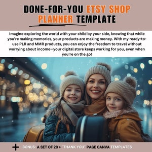 Etsy Sellers Tool: PLR MRR Printable Planner and Lead Magnet