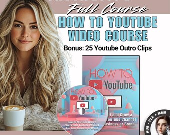 YouTube Success Guide with Resell Rights – Video Course & Outro Clips (Digital Download)