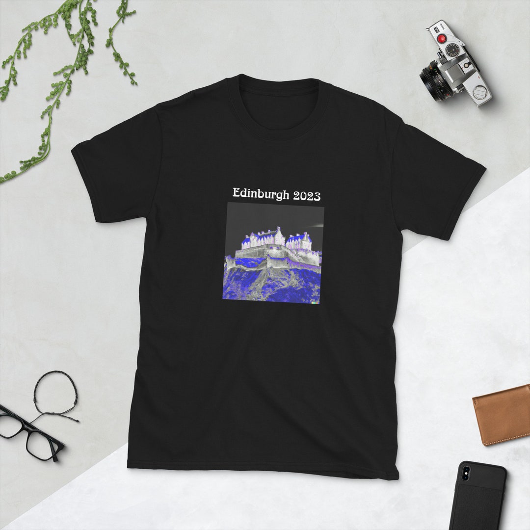 Edinburgh T Shirt Edinburgh Castle Tee Scotland Trip Shirt Etsy
