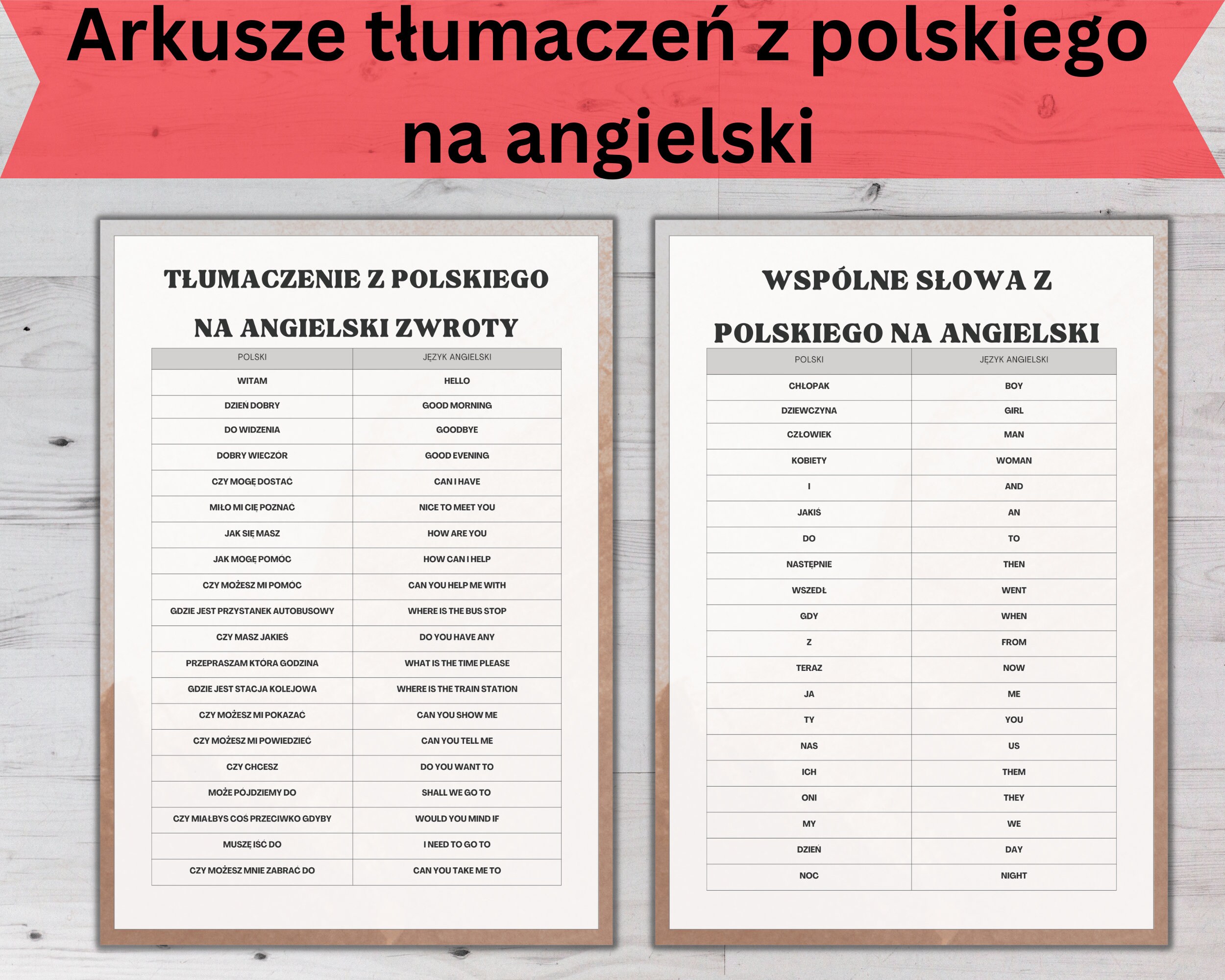 Sprawdzian Z Jezyka Polskigo Na Rozpoczecie Kl 7 Pięć Podręcznych Arkuszy Do Tłumaczenia Z Polskiego Na - Etsy UK