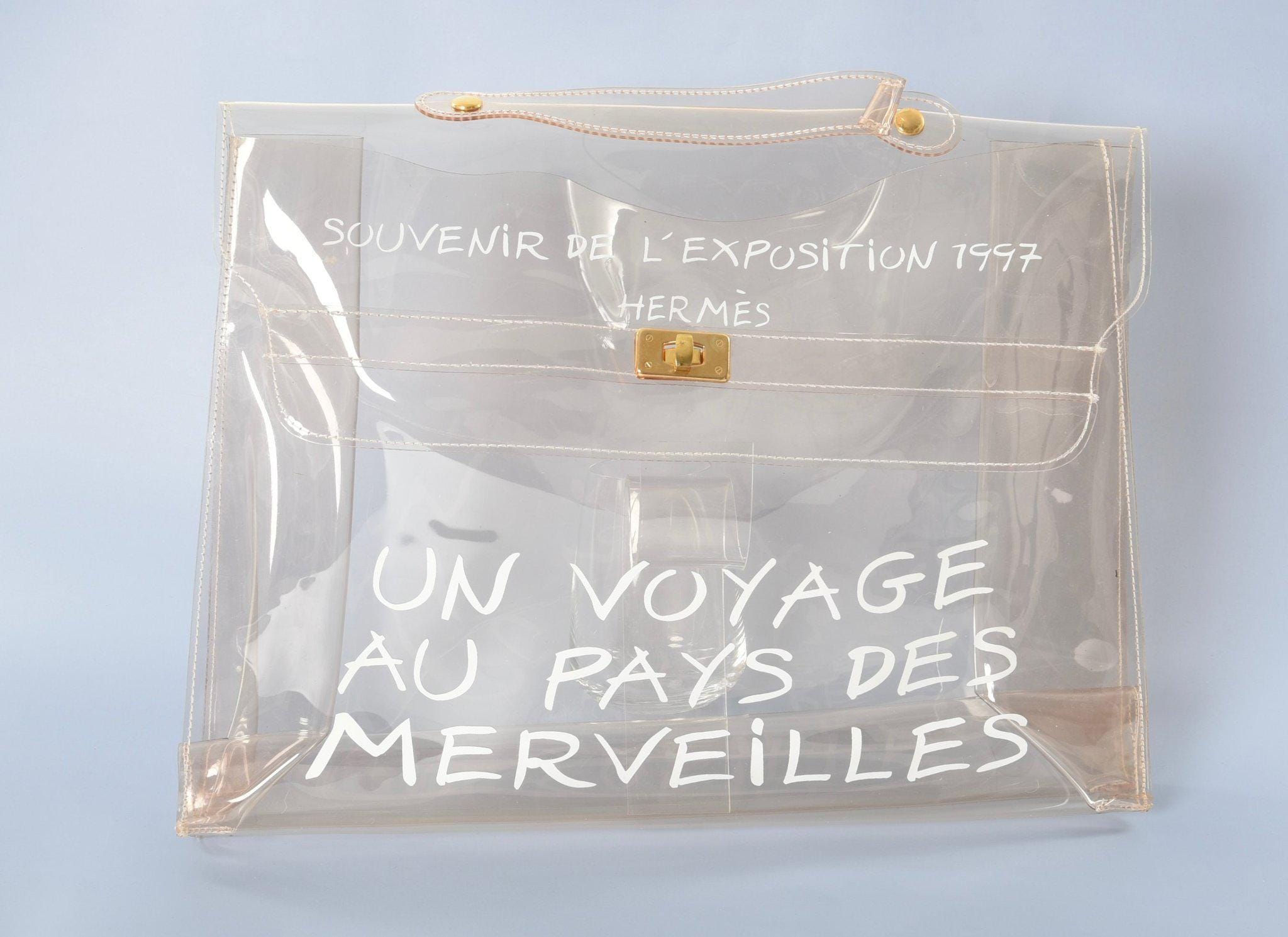 Hermès Vintage 'Un Voyage Au Pays Des Merveilles' Bolso Kelly de