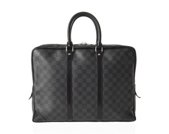Louis Vuitton Damier Graphite Leder Business Laptop Dokumententasche Aktentasche