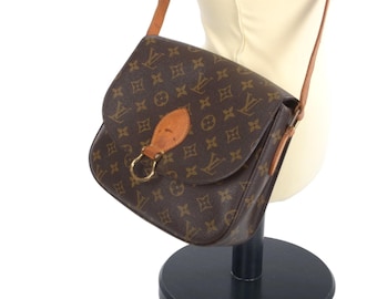 Louis Vuitton Monogram Vintage Saint Cloud Clair Crossbody Bag Shoulder Bag Designer Classic Authentic