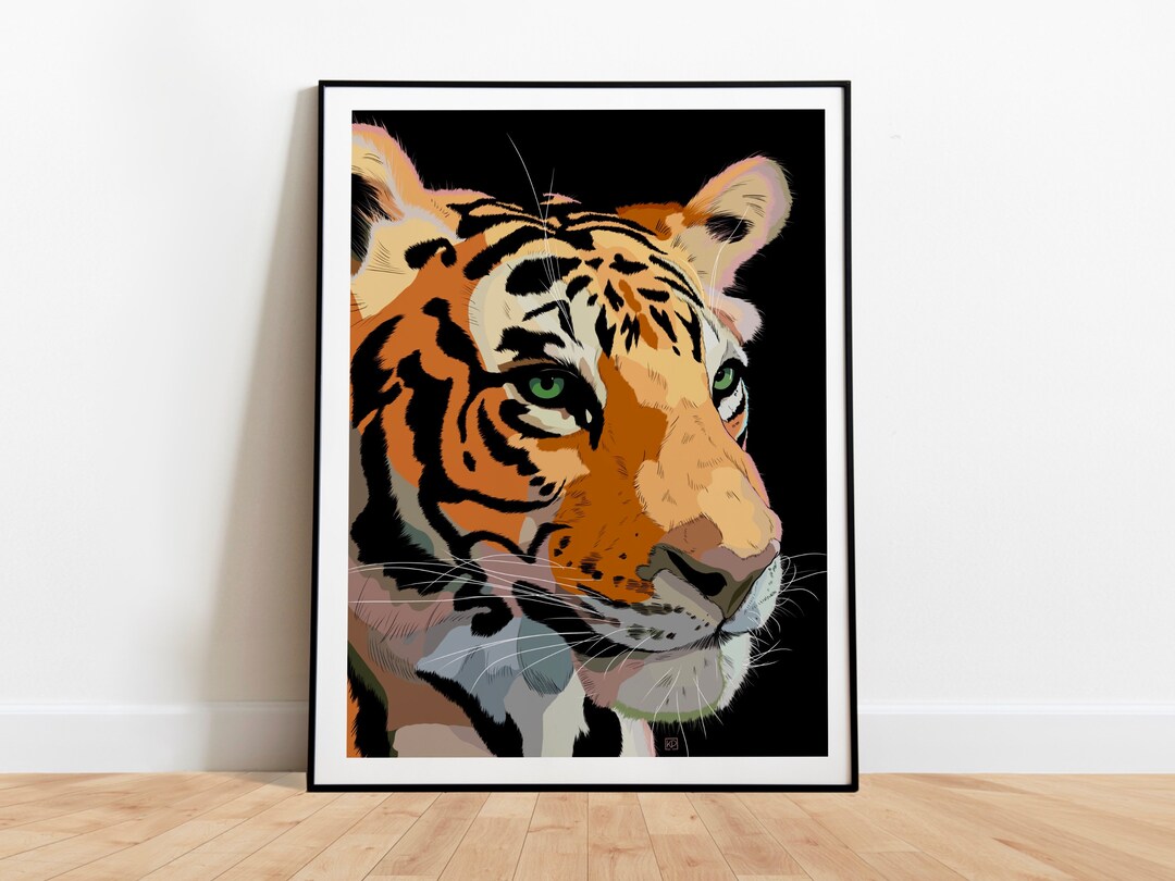 PRINTABLE Bengal Tiger Print Bengal Tiger Art Tiger Wall Etsy