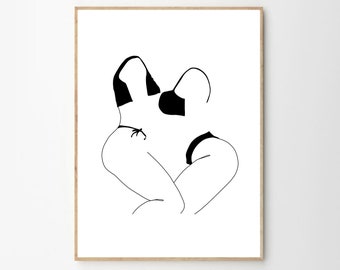 Lesbian Line Drawing, Girl Power, Butt Portrait, Sketches From Photo, LGBT Gift , Girl Art,Girl Couple kiss,Girl strip,Girl kiss