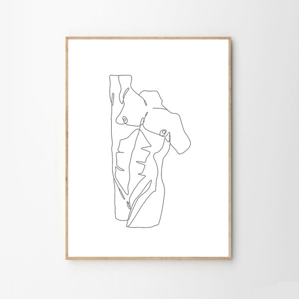 Transgender Art Print | Not All Trans Bodies | Line Art Illustration | Perfect Gift or Wall Decoration, nonbinary art, queer decor