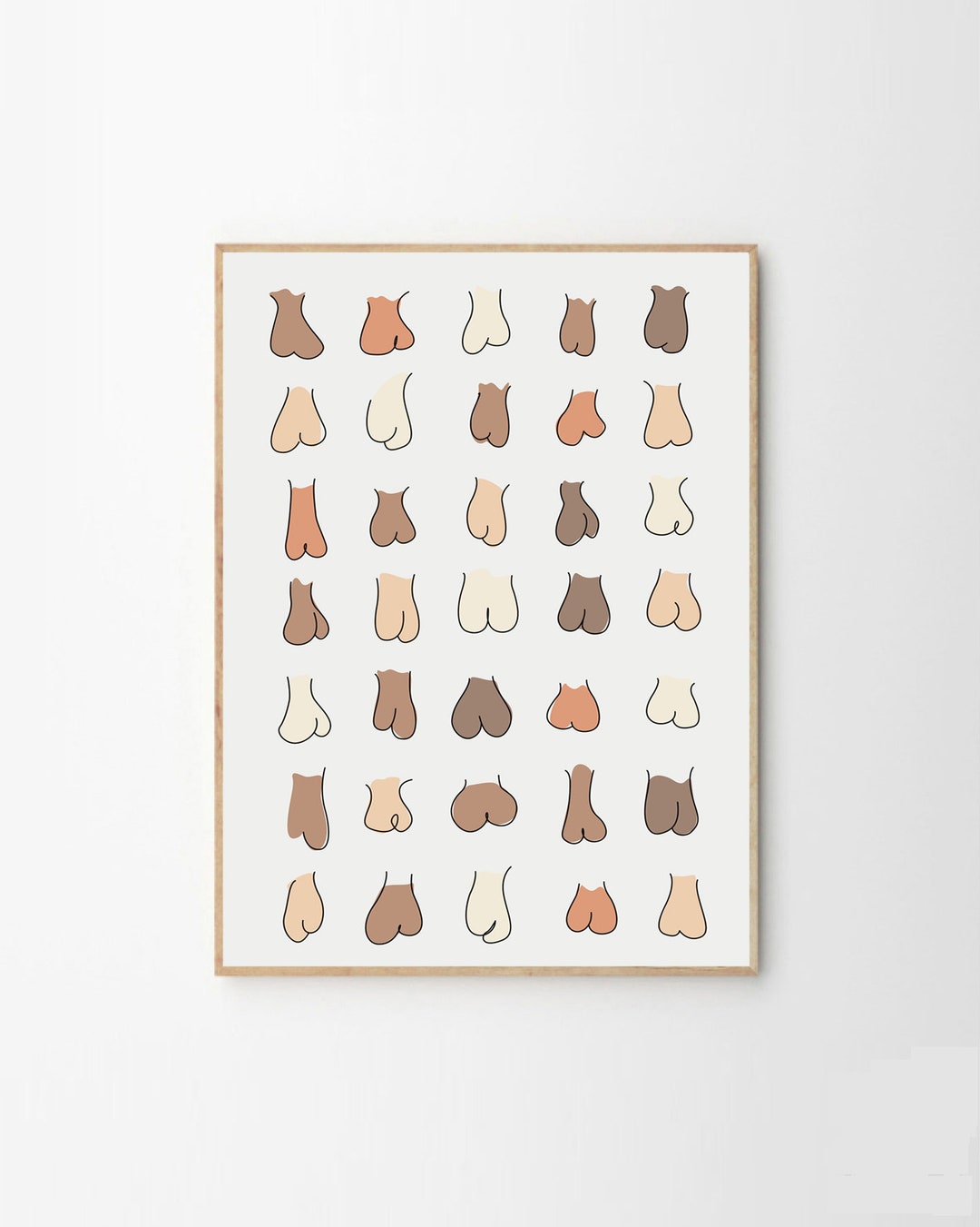 Balls Line Art, Wall Art, Balls Poster Print, Instant Download, Self