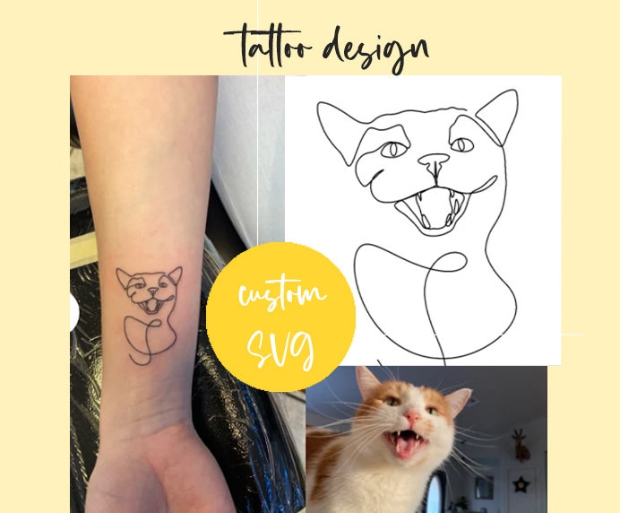 Tatouages temporaires Empreintes de pattes Tatouage chien, chat, animal de  compagnie Lot de 2 -  France