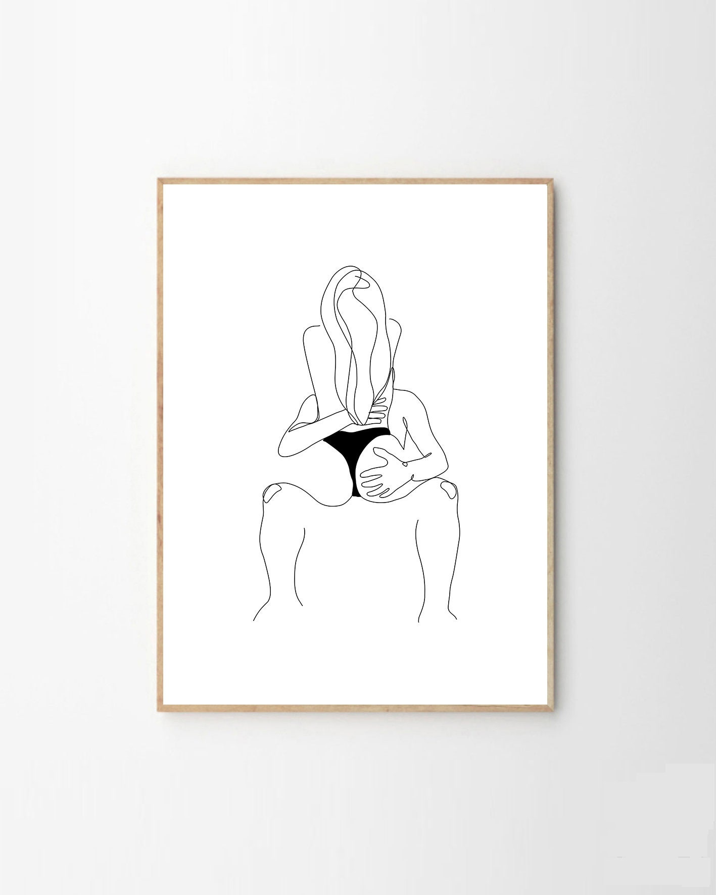 Beau Dessin D amour Facile A Faire Dessin au trait abstrait couple impression d'amour - Etsy Canada
