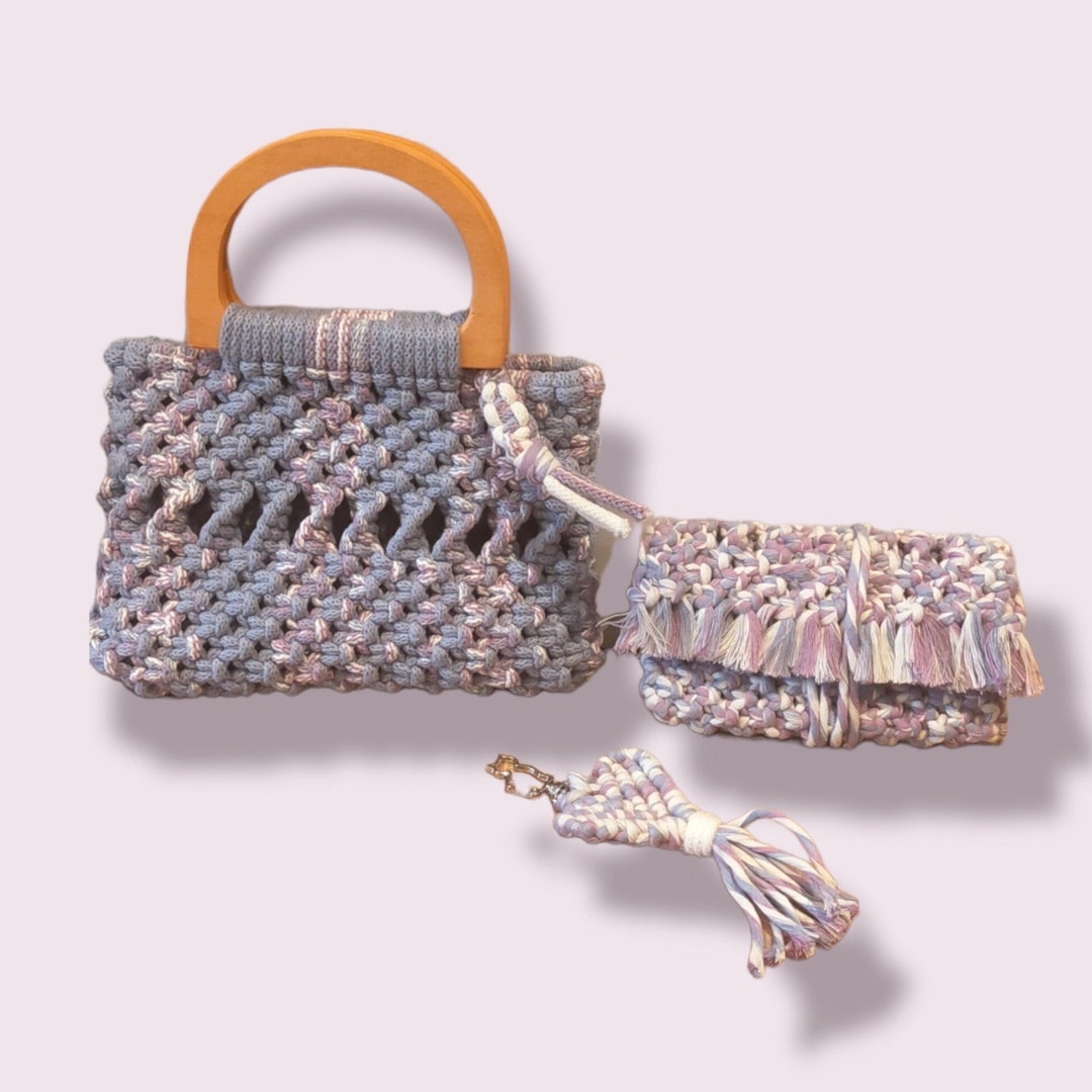 Mini Clutch Bag Kit With Card Holder and Key Ring Limited Etsy