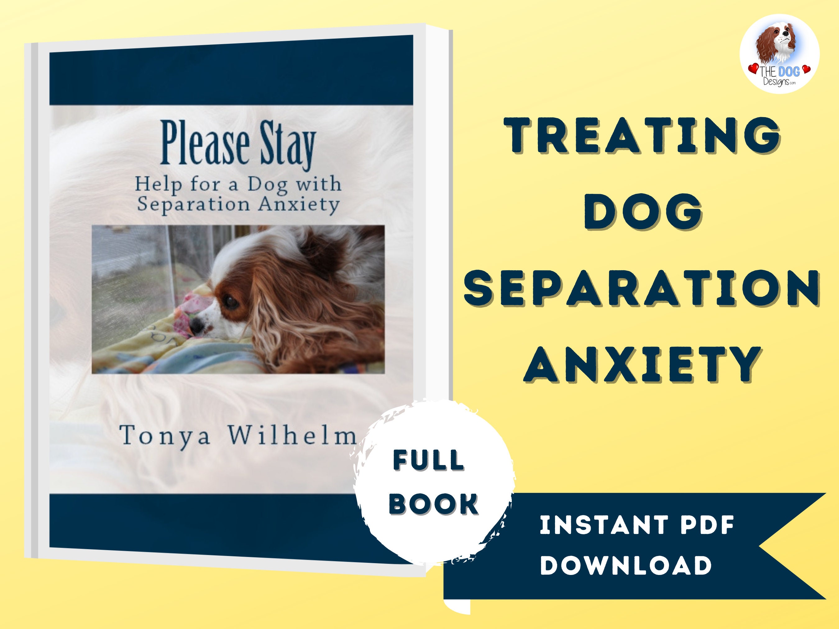 Dog Training Book on Treating Separation Anxiety PDF Please Stay