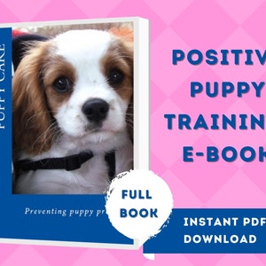 New Puppy Training Book, New Puppy Gifts, Dog Training E Book is a Puppy Essential, Puppy Training Book Download, PDF, Digital image 1