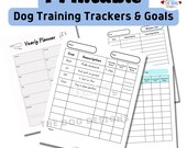 Printable Dog, Puppy Training Log Book and Planner, Dog Training Journal for Tricks, Commands PDF Download