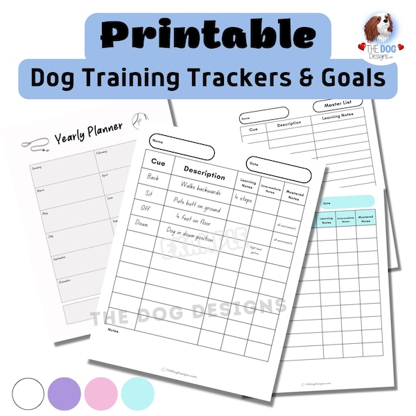 Dog Training Tracker - Etsy