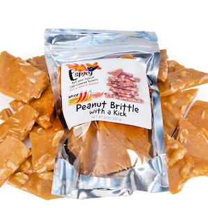 Homemade Peanut Brittle With a Kick - Spicy Candy - Mexican Candy - Low Sodium
