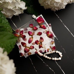 Beautiful pink jewelry box for women , jewellery holder, holiday Gift, Birthday gift, Jewelry Storage.