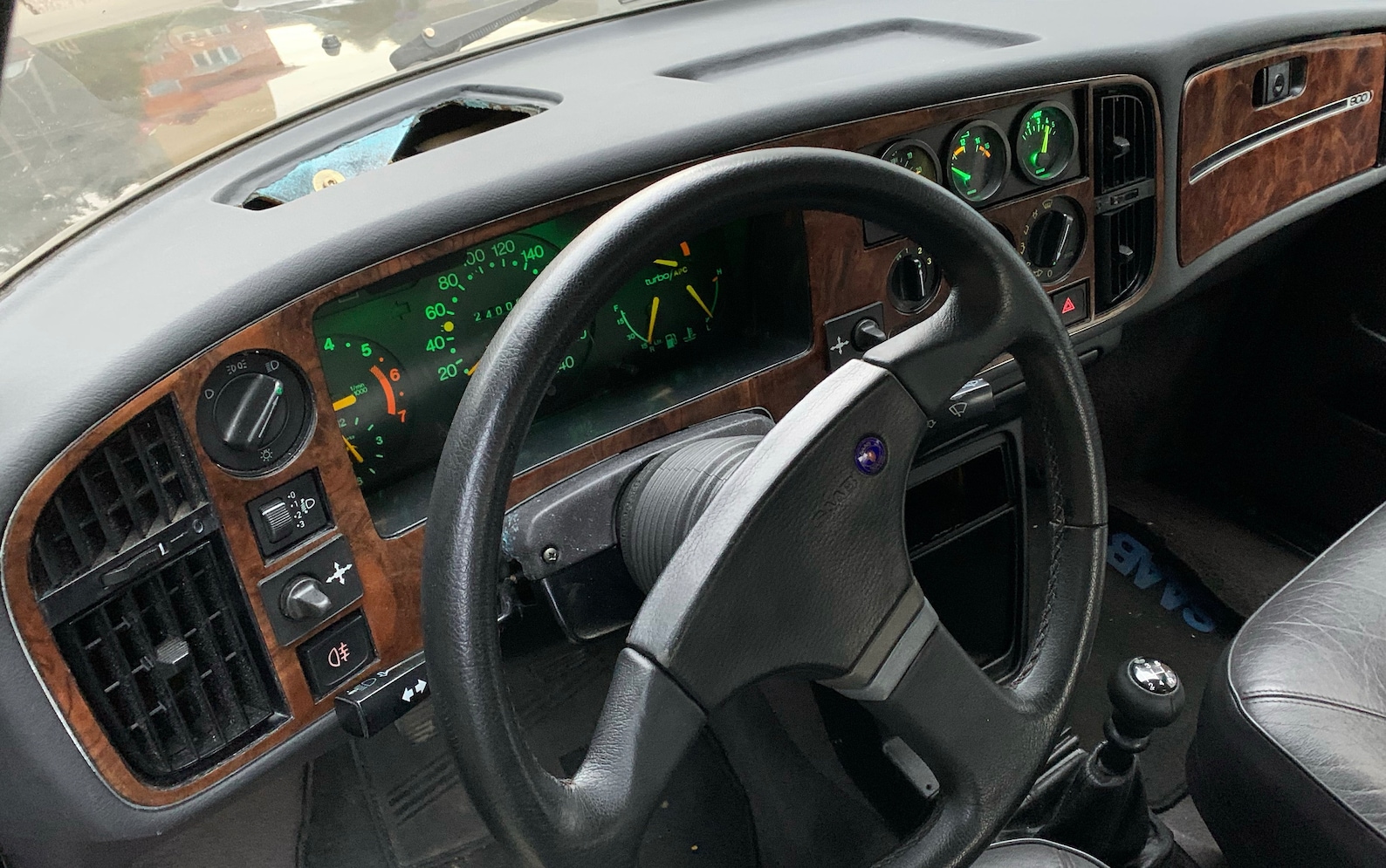 Saab 900 Dashboard Wood Dash Fascia / Dash Trim Glovebox Fascia All