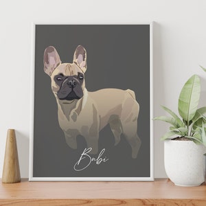 Custom Dog Portrait, Personalised pet gift, Custom pet portrait, Digital Art File, hand-drawn portrait