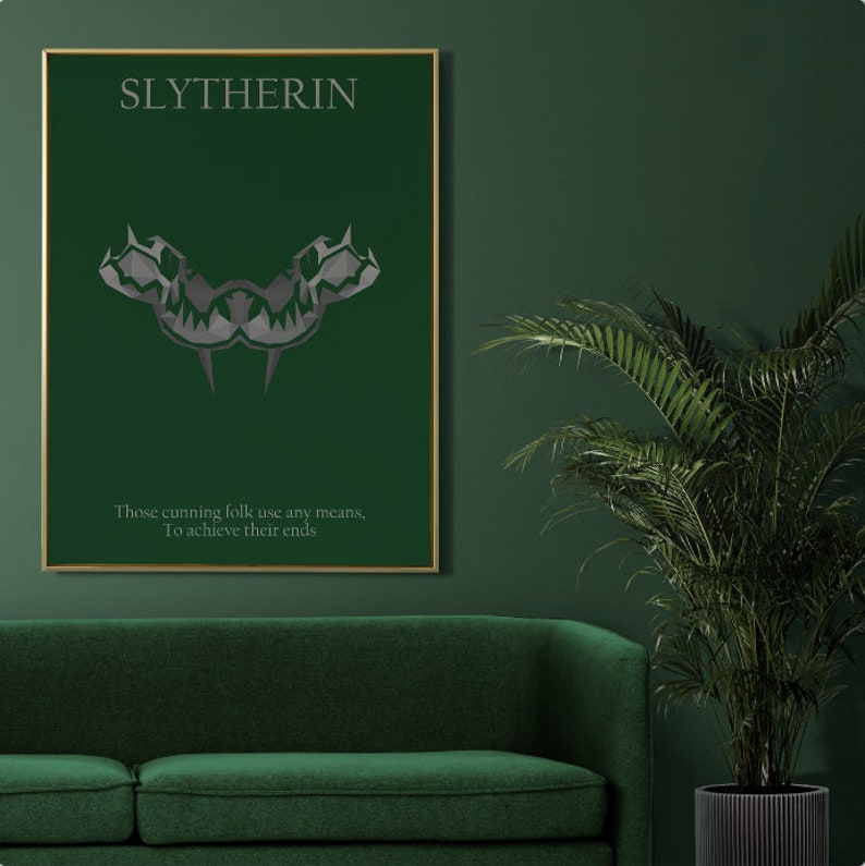 Hogwarts Houses Poster Bundle Embrace the Magic of Unity Etsy